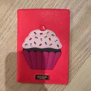 Cupcake Design Passport Holder - Pink and Purple
